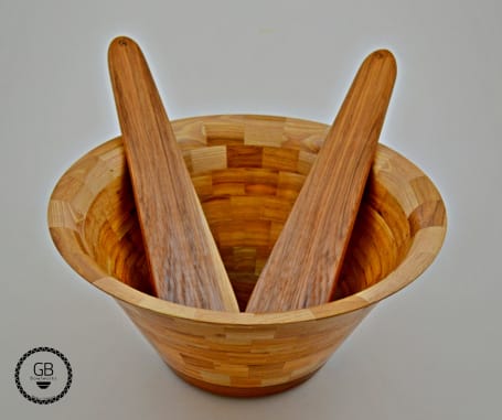 Hand turned wooden bowls